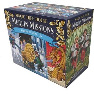 NEW Magic Tree House Merlin Missions Books Complete Box Set 1-25